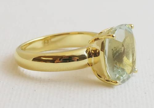 Thumbnail 7 de Grüner Amethyst Ring Damen von Sophia Rose Jewellery – US-Größe 9 (Diameter 19 mm)