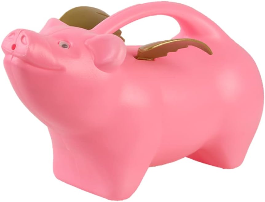 Thumbnail 1 de Esschert Flying Pig watering can (30 x 14 x 17 cm) – a fun gift watering pail