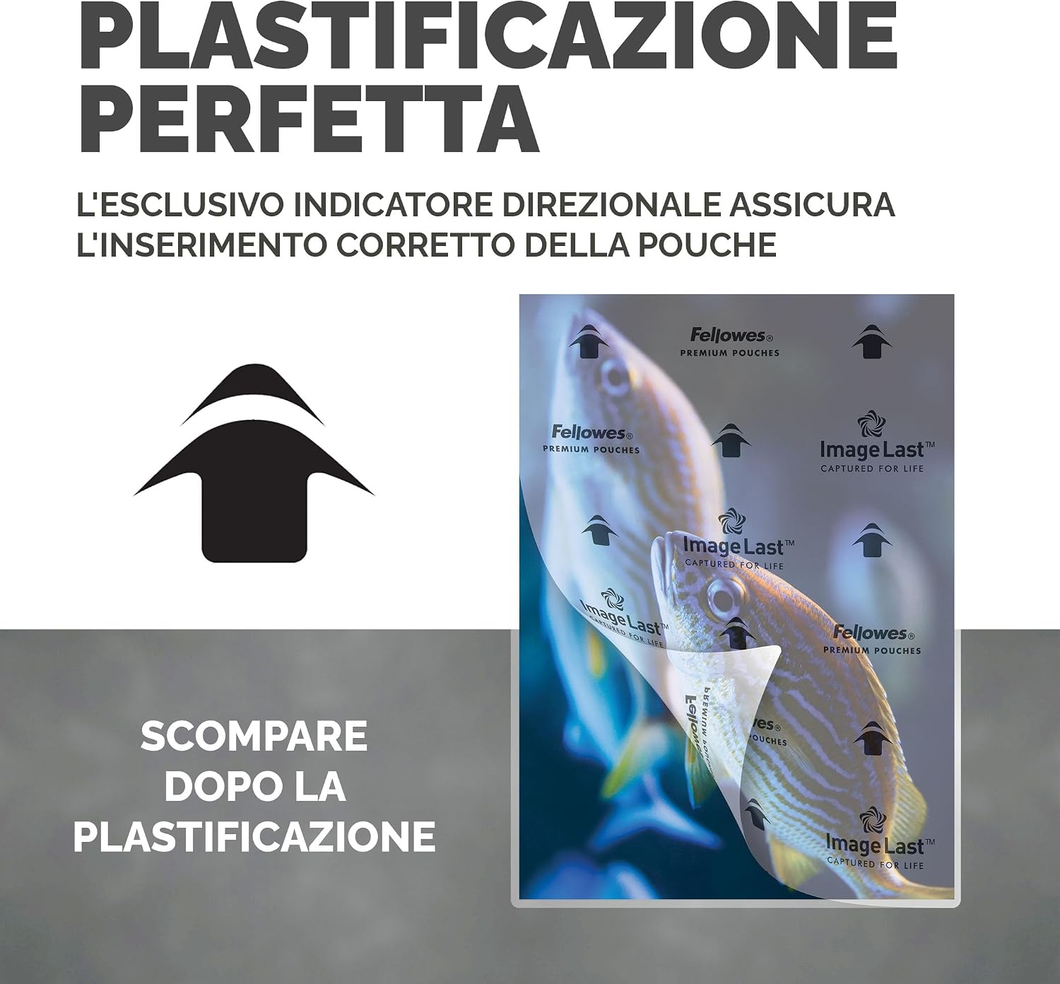 Detalle de Fellowes Pouches A3 250 µm con ImageLast – confezione da 100 pezzi, finitura lucida
