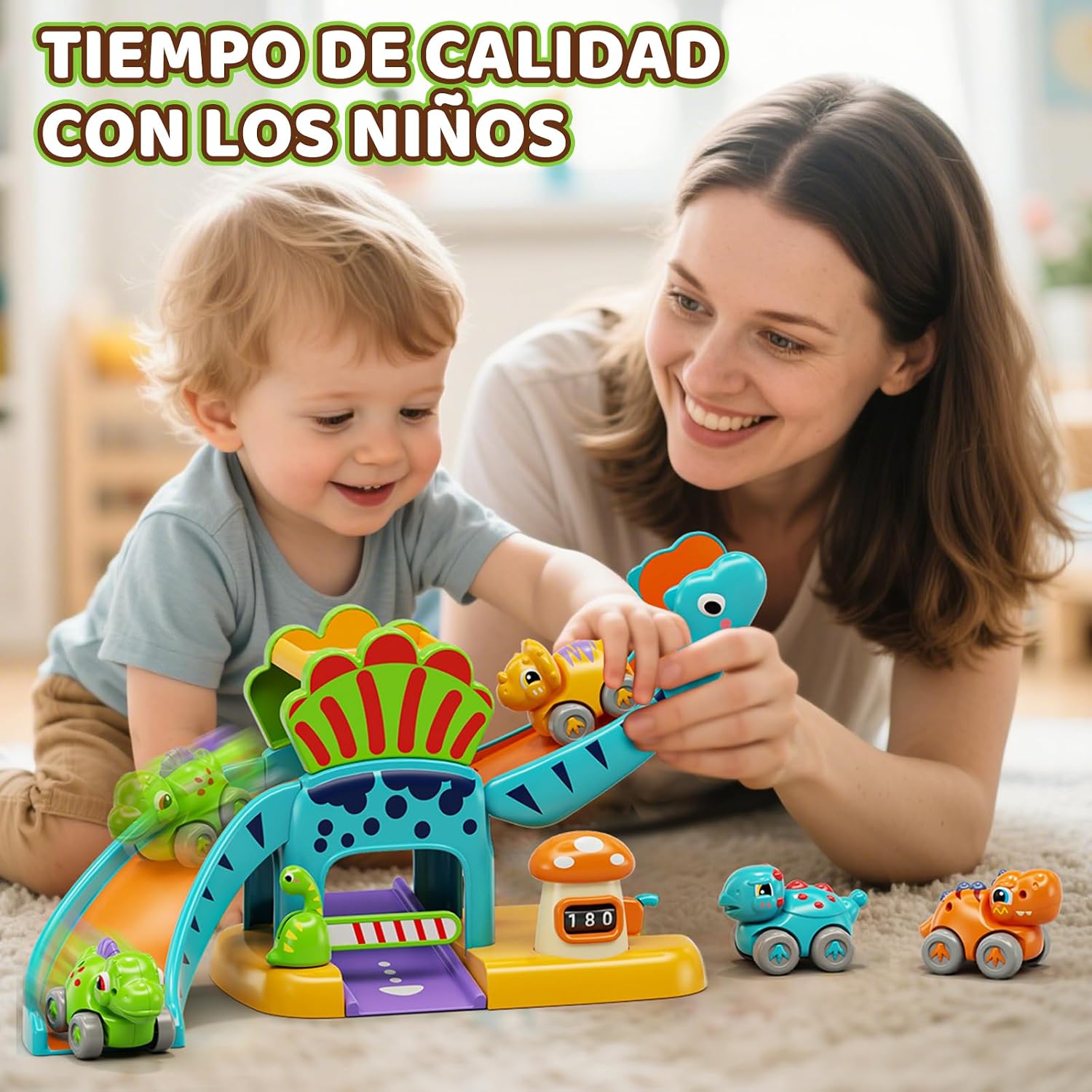 Thumbnail 5 de Coche de Dinosaurios para Niños 1-3 Años