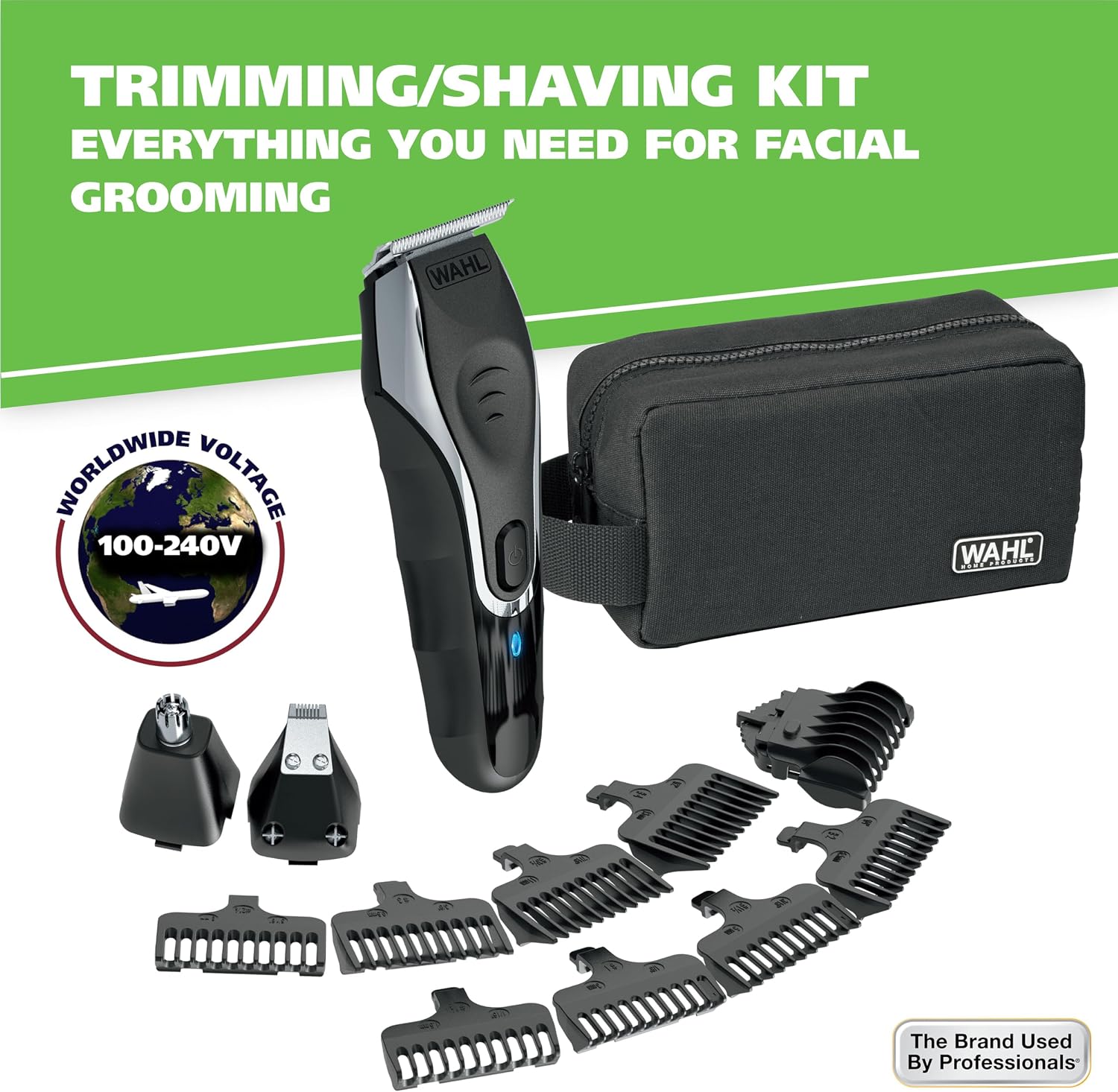 Detalle de Wahl 9899-100 Aqua Blade Rechargeable Beard Trimmer