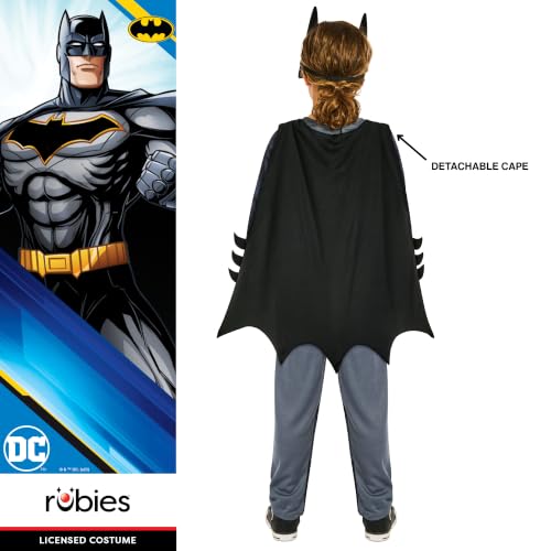 Detalle de Rubies 3014993-4000 Batman Children's Costume, Ages 3–4, Cape and Mask
