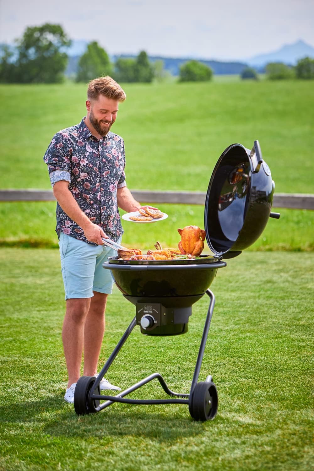 Thumbnail 3 de RÖSLE Rôtissoire de Poulet: Insert Haute Qualité pour Poulet ou Canard, Cuisson au Four ou Barbecue