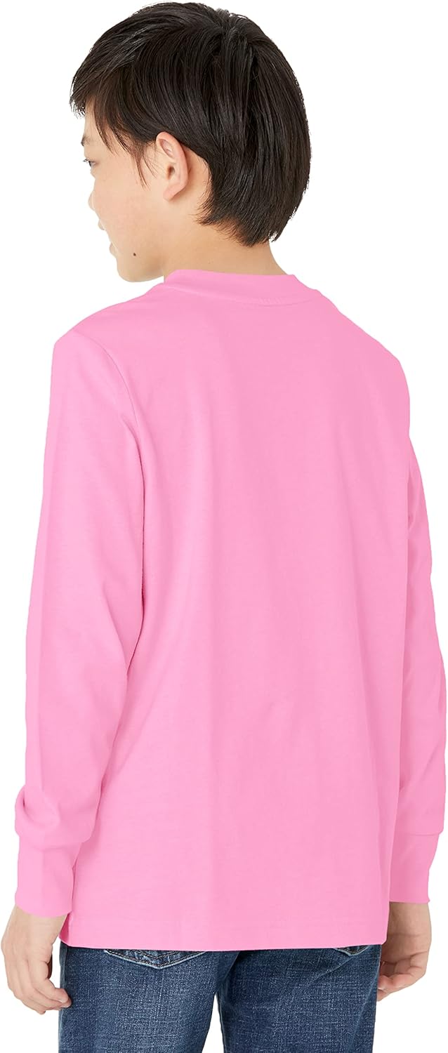 Thumbnail 2 de Amazon Essentials Unisex Kinder Langarm-T-Shirt mit Rippbündchen – 2er-Pack (Oversized, 100% Bio-Baumwolle)
