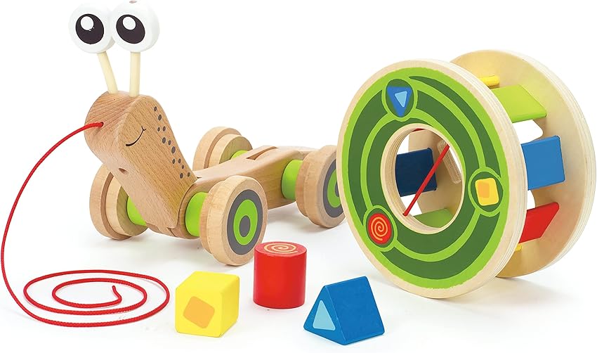 Detalle 2 de Hape Caracol Clasificador juguete 12 meses+ 🐢