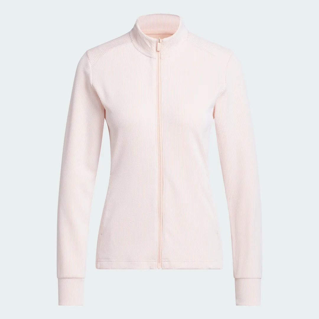 Detalle 2 de Adidas Chaqueta con cierre de cremallera Performance Texture – rosa