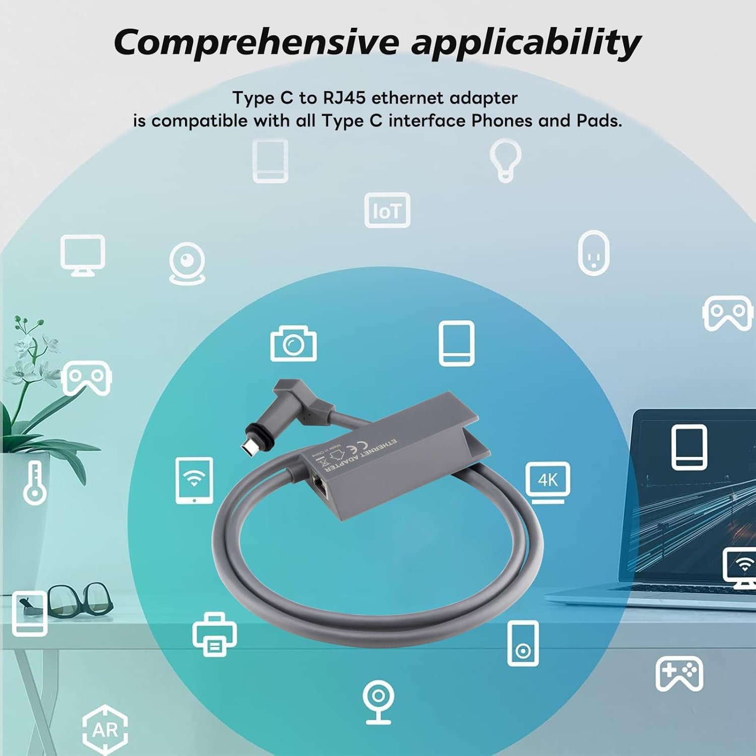 Thumbnail 5 de BOOBRIE Starlink Ethernet Adapter V2 1M for Starlink Gen 2 – 1Gbps Gigabit Wired Connection