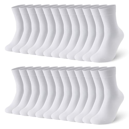 Detalle de Fitfets 12 Paar Socken Herren & Damen Baumwolle – atmungsaktiv, bequem & robust