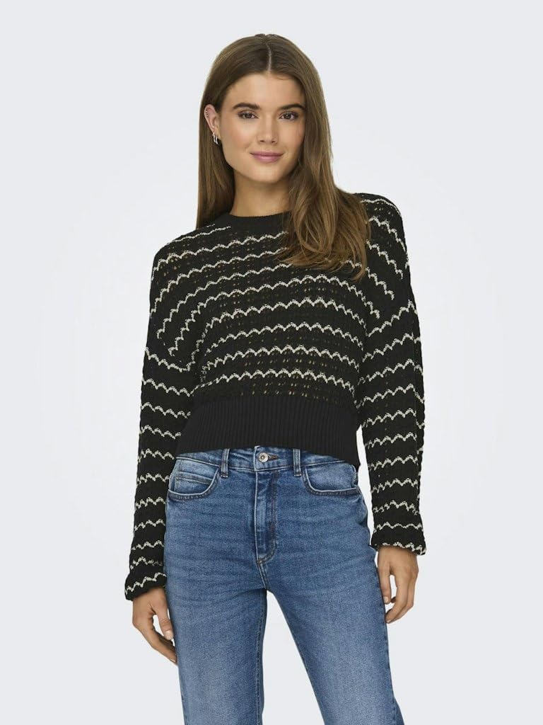 Thumbnail 2 de ONLY Onlasa Ls O-Neck CC KNT Sweater Femme
