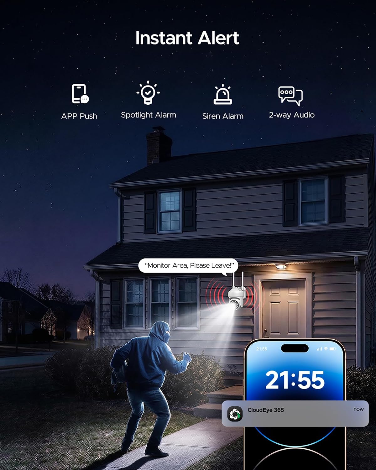 Thumbnail 6 de CAMCAMP Wireless Security Camera System, 8 Cameras