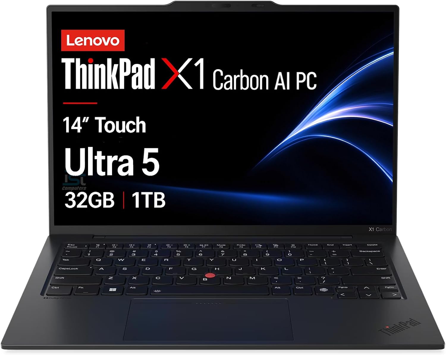 Detalle de Lenovo ThinkPad X1 Carbon 21KD Laptop, 14-Inch Touchscreen, 32GB RAM, 1TB SSD