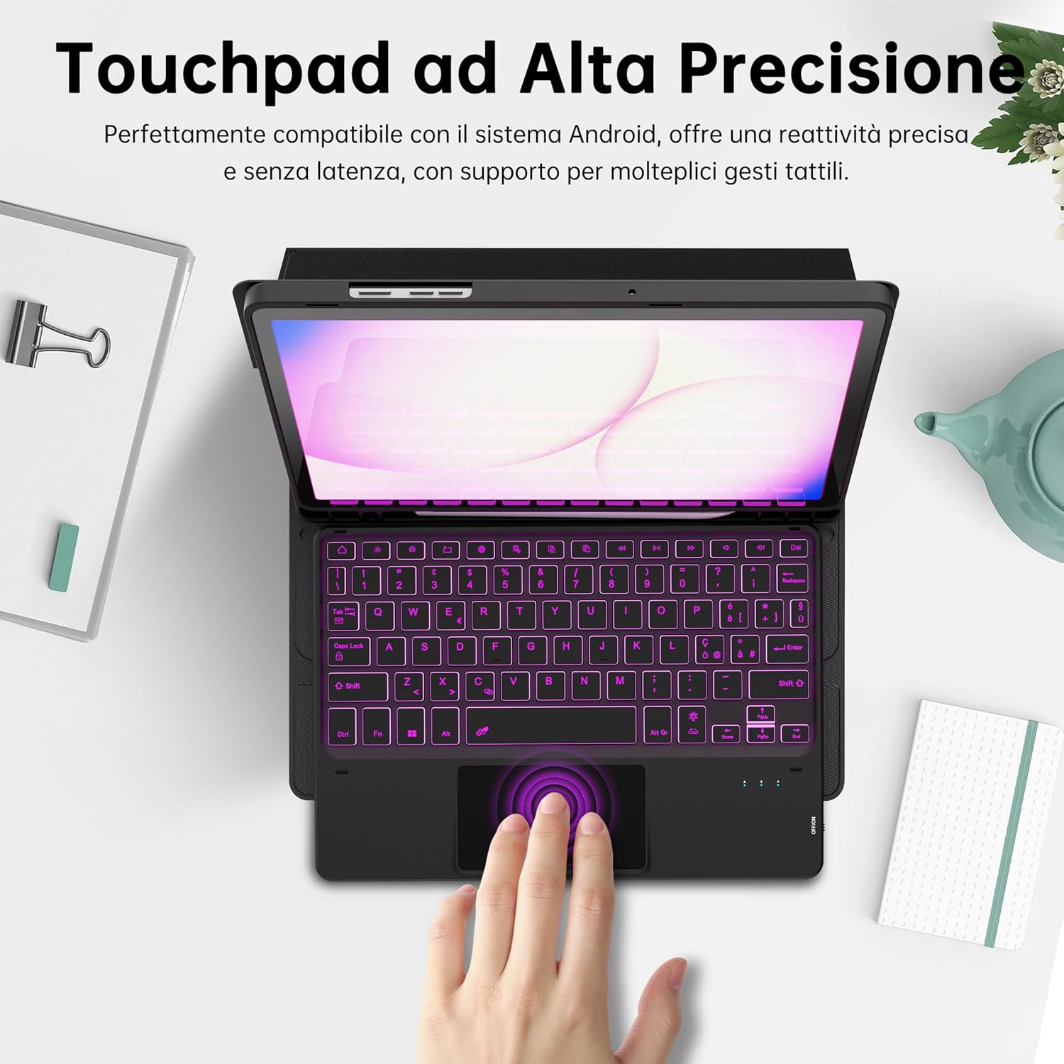 Detalle de VANKEYPAD tastiera custodia Tab A11 Plus 11 pollici