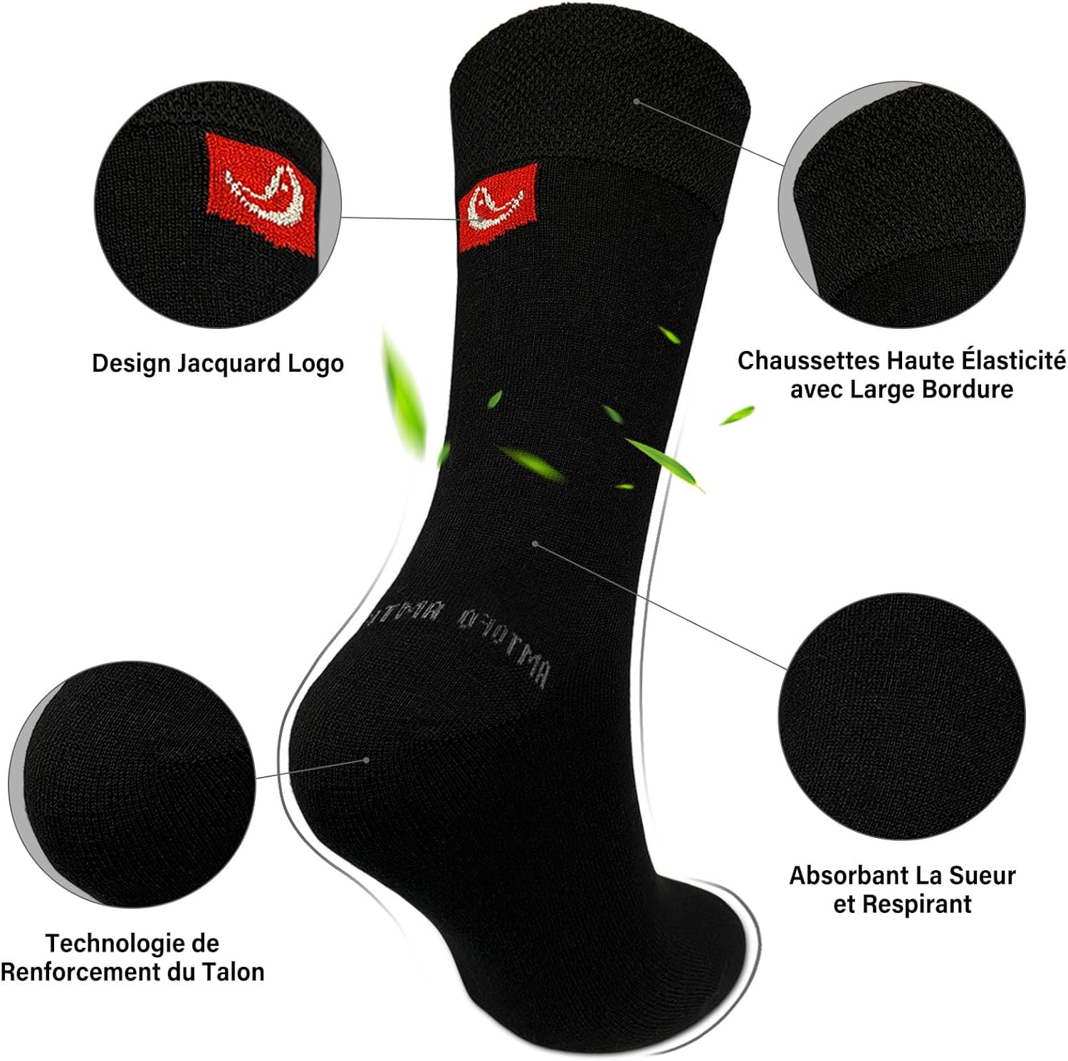 Thumbnail 2 de LOFIR Chaussettes Bambou sport homme femme 6 paires