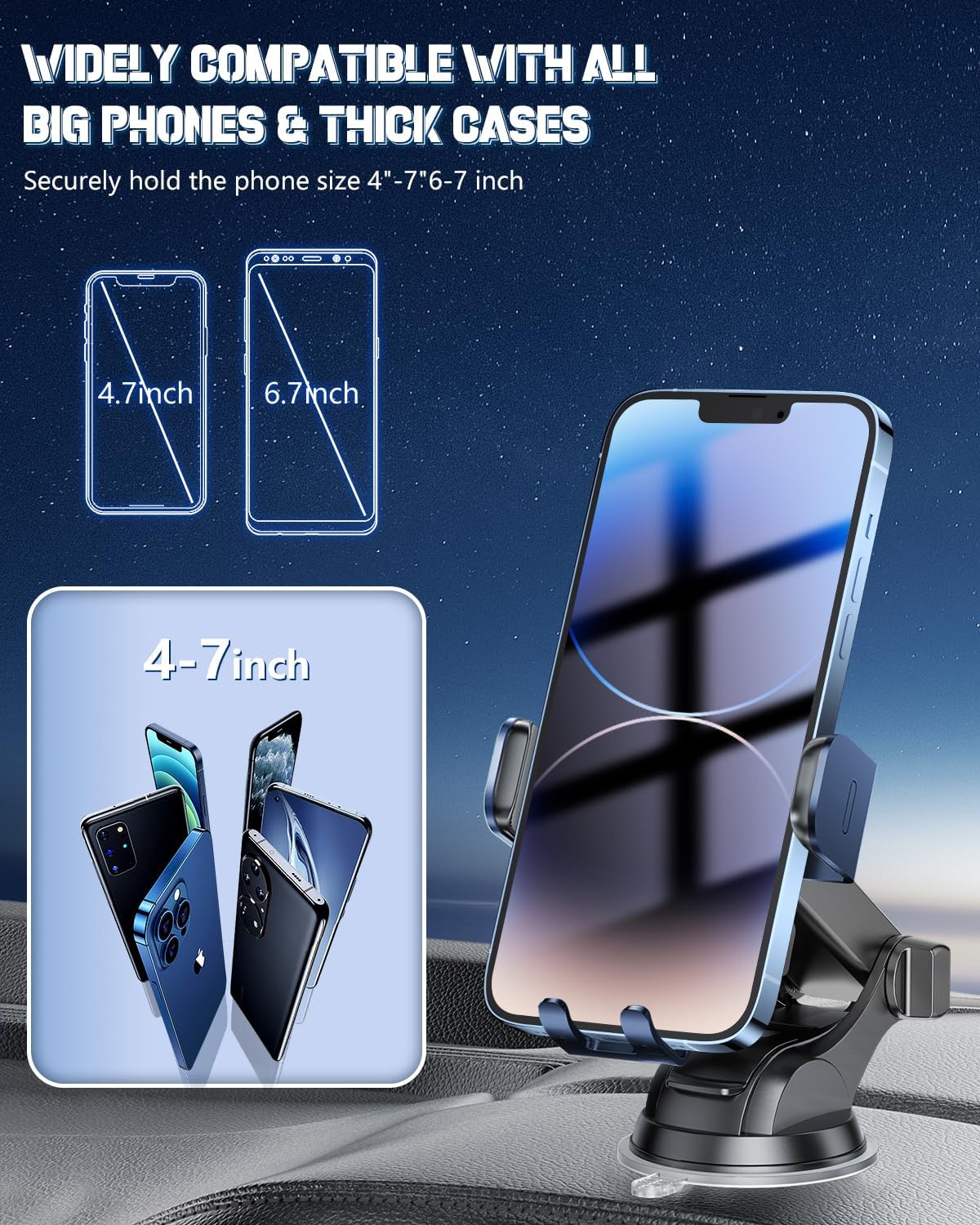 Detalle 2 de BothLin 3 in 1 Wireless Car Charger 15W