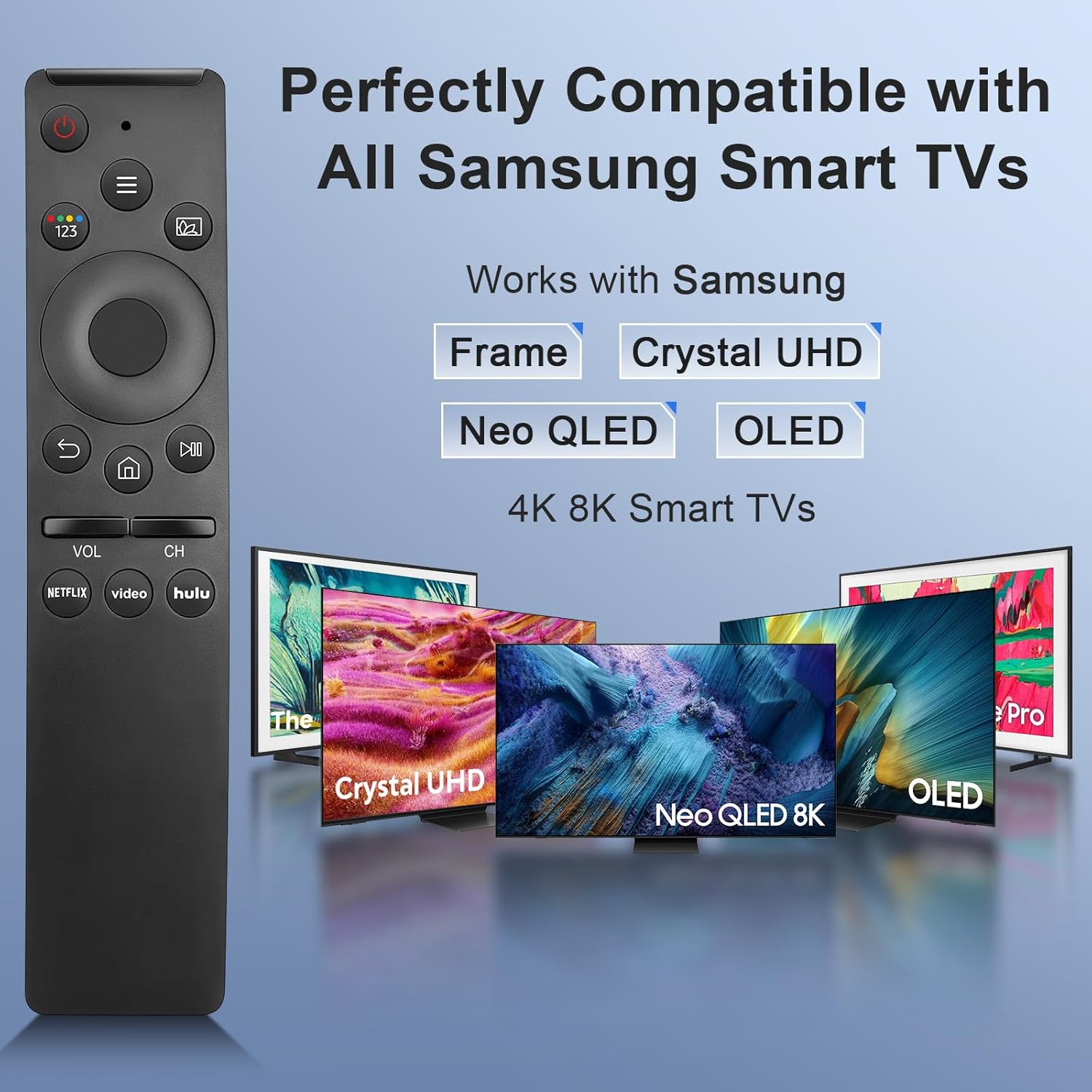 Thumbnail 1 de Pack of 2 Samsung Smart TV Replacement Remote