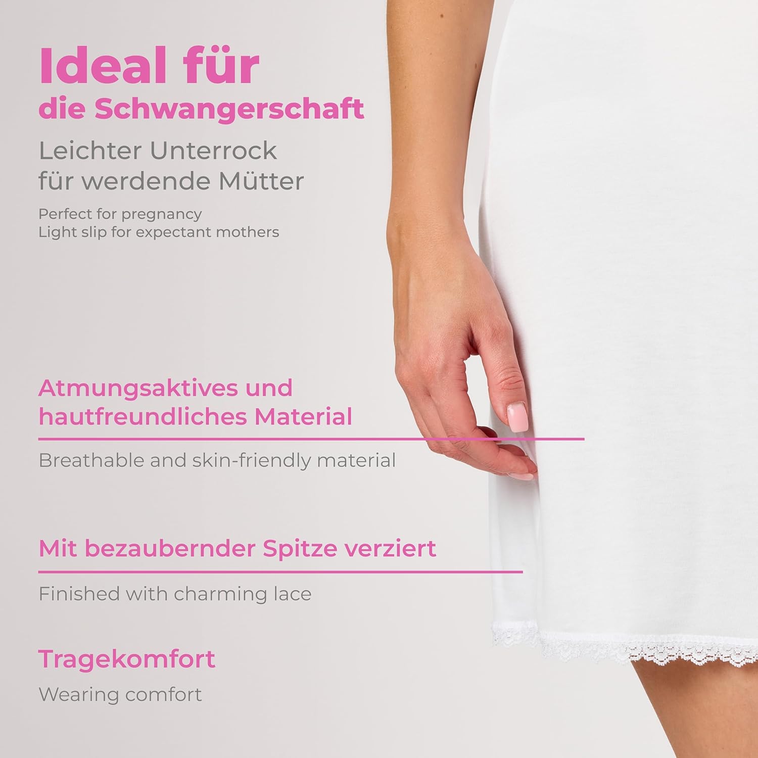 Thumbnail 3 de Merry Style sottoveste premaman estiva in viscosa MS10-466