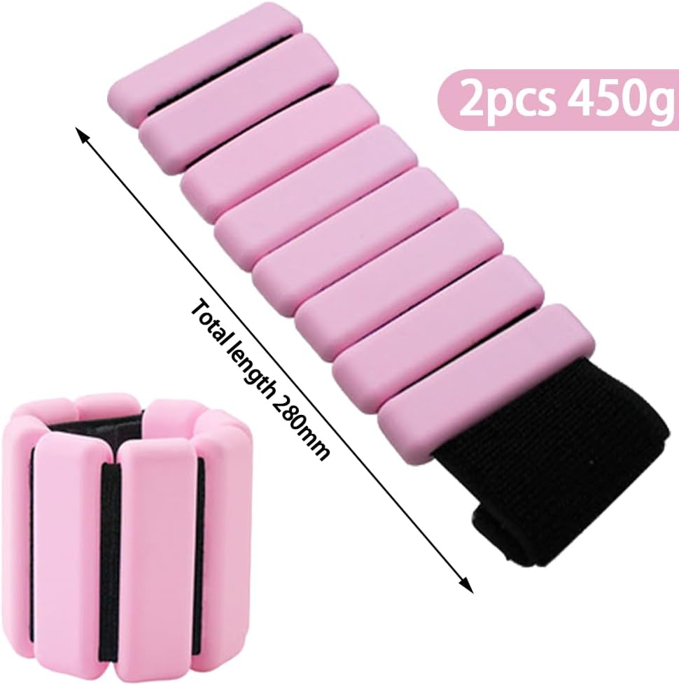 Thumbnail 6 de BNGXR verstelbare pols- en enkelgewichten van siliconen, set van 2, 0,45 kg