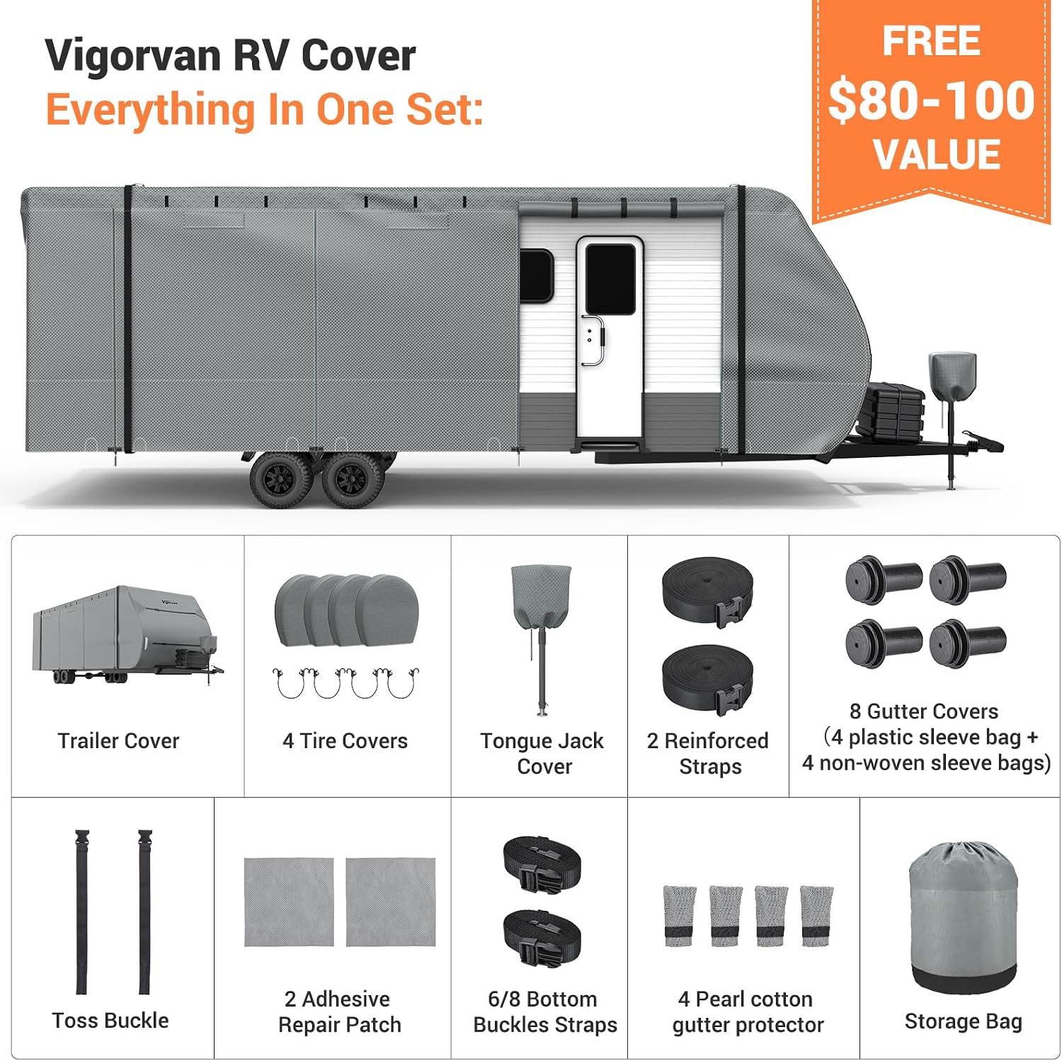Thumbnail 6 de VIGORVAN RV cover, 27–30 ft