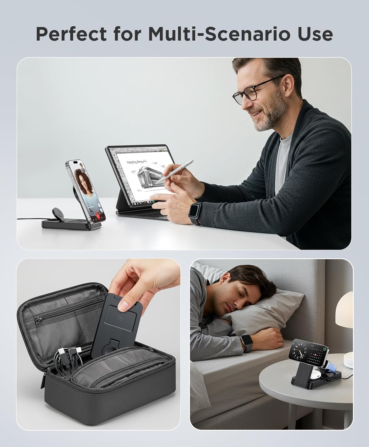 Thumbnail 5 de Kailwokk 3 in 1 Magnetic Wireless Charger