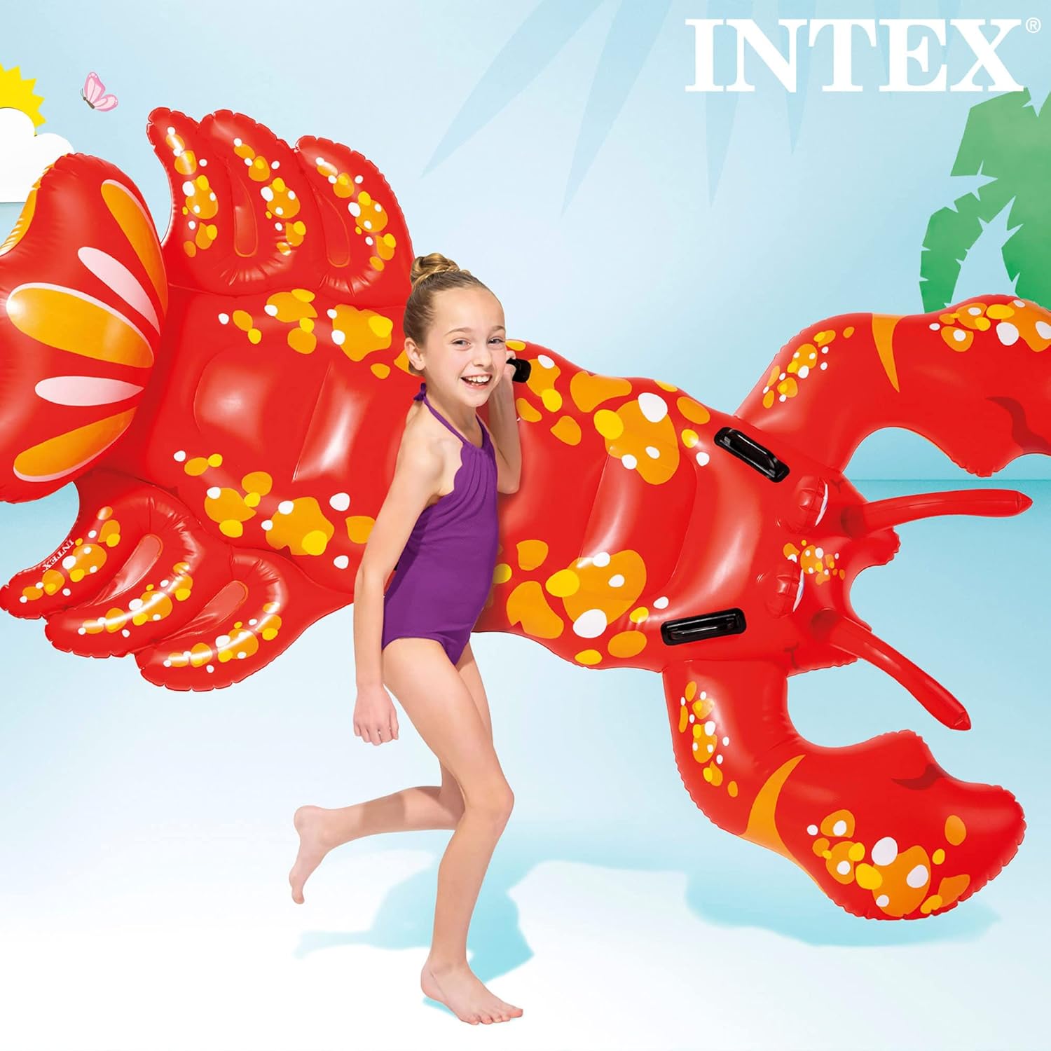 Detalle 2 de Bouée homard à chevaucher Intex