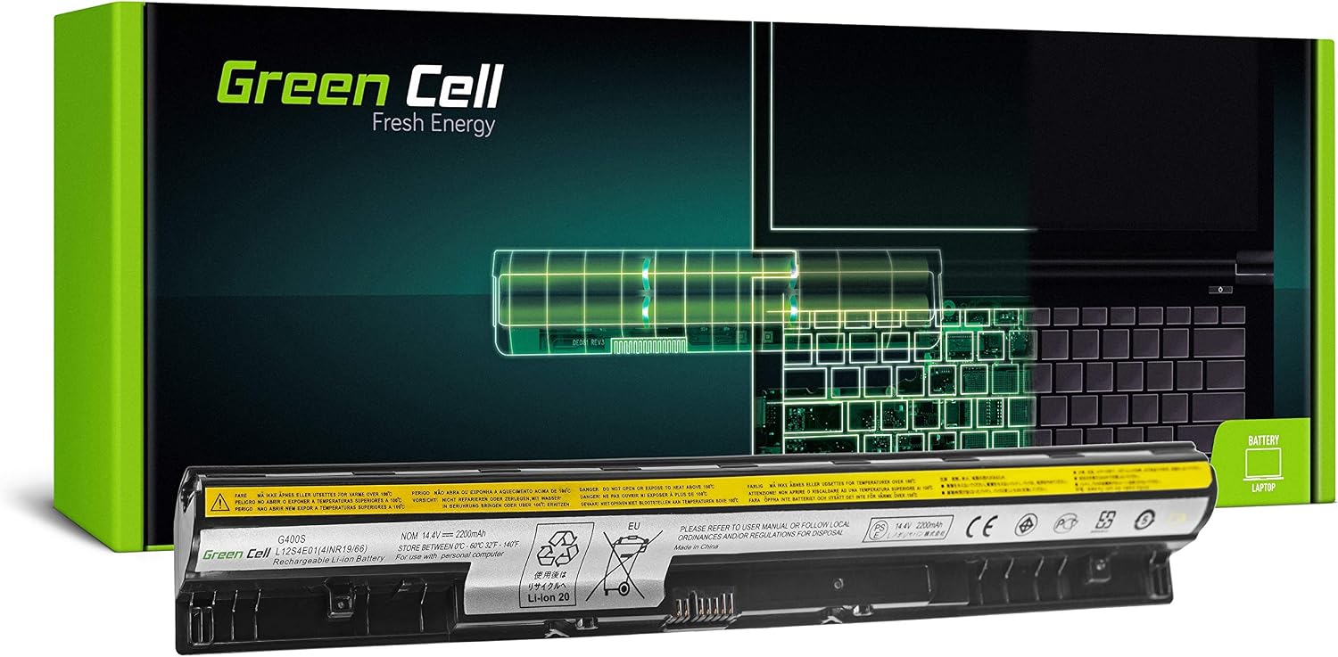Green Cell Batteria per Lenovo Essential G400s/G405s/G500s — 14,8 V, 2200 mAh, Nero