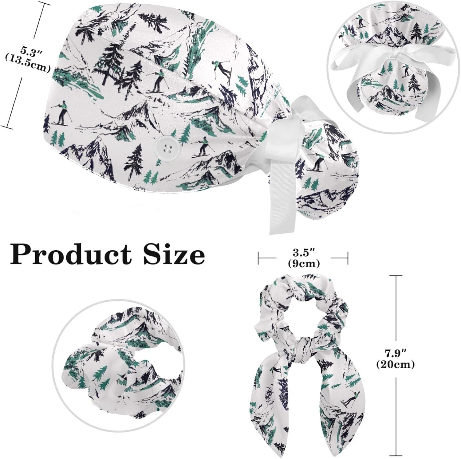 Detalle de Scrub Cap for Women in Polyester