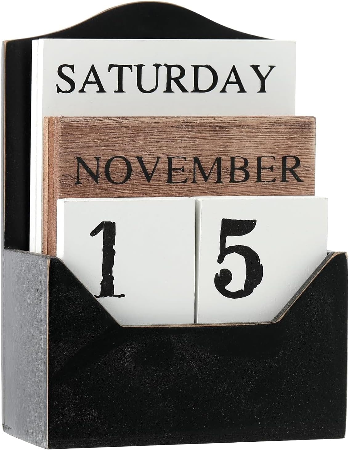 Thumbnail 6 de Wooden Perpetual Desk Calendar