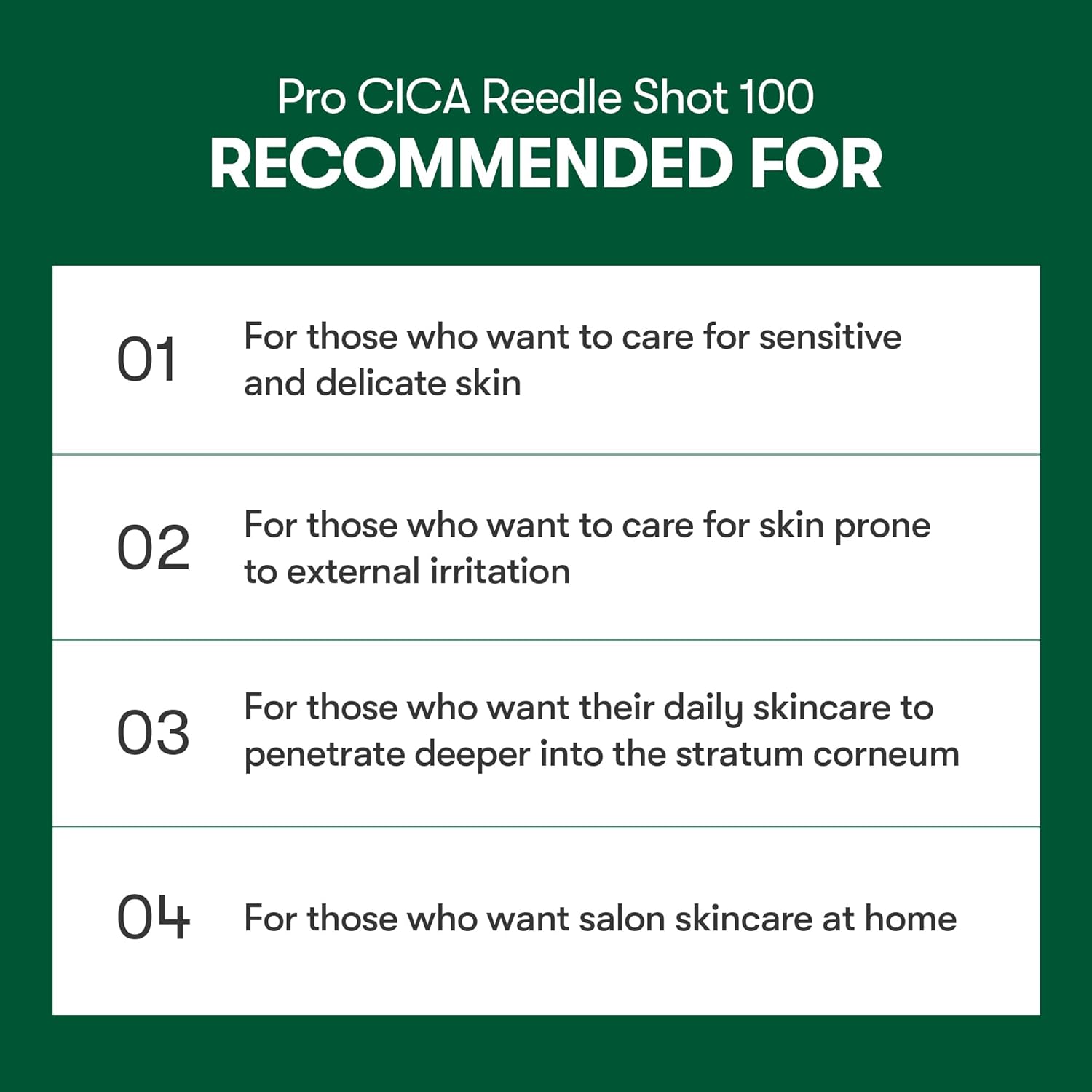 Thumbnail 6 de VT COSMETICS Pro Cica Reedle Shot 100 Serum (Centella + Cica Exosome & Spicule Microneedling Formula), 1.69 fl oz (50ml)