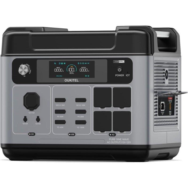 Estación de energía Oukitel P2001 Pro 2048Wh LiFePO4: potencia confiable para casa, camping y emergencias