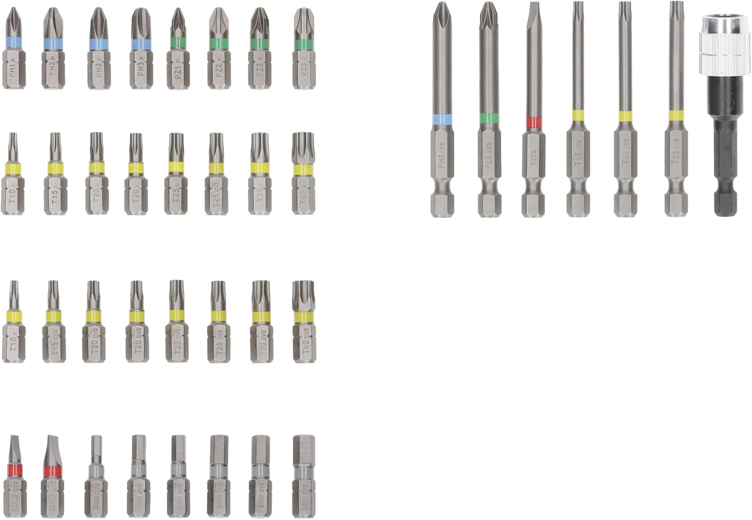 Thumbnail 3 de Bosch 40x Extra Hard Schrauberbit-Set (40-teilig, Pick & Click) für Standard-Schraubarbeiten