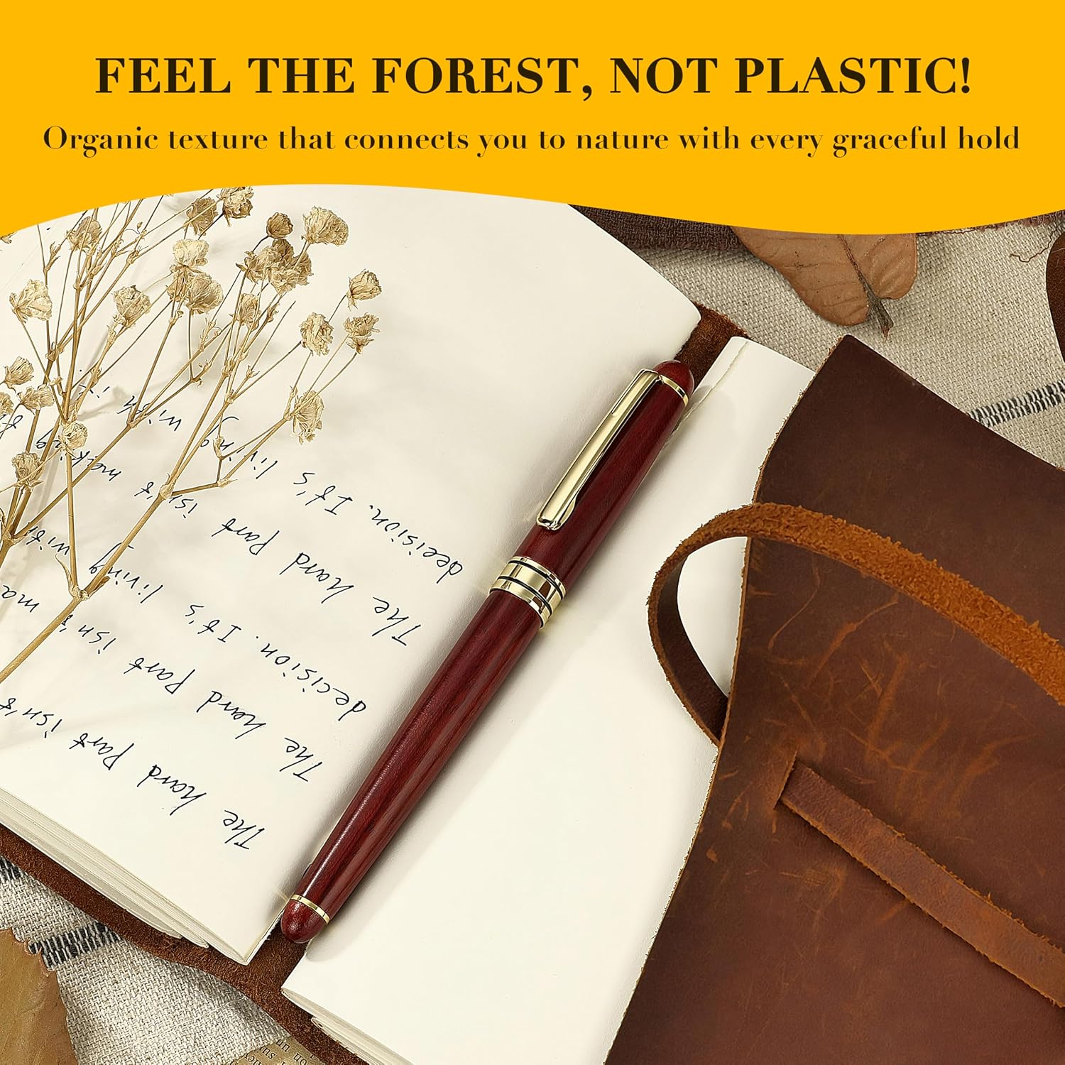 Detalle de BEILUNER Rollerball Pen Set, Rosewood