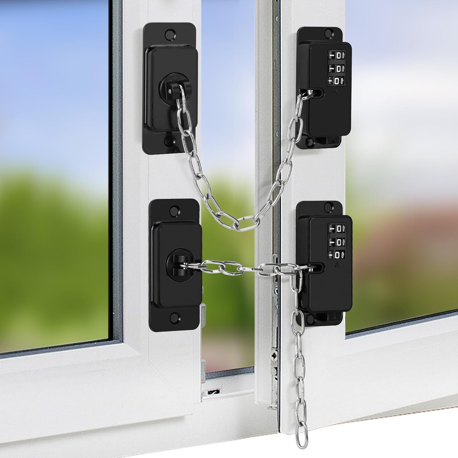 Detalle de NewBinn 2 Pack Adjustable Password Fridge Locks