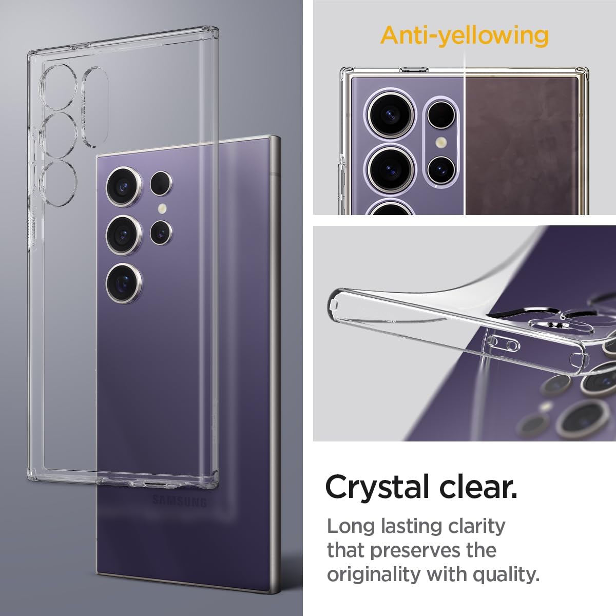 Detalle 2 de Spigen Coque Samsung S24 Ultra Liquid Crystal transparente