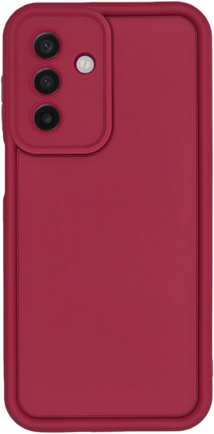 Detalle de Puxicu Slim Case for Samsung Galaxy A17 5G, Wine TPU with Camera Cover