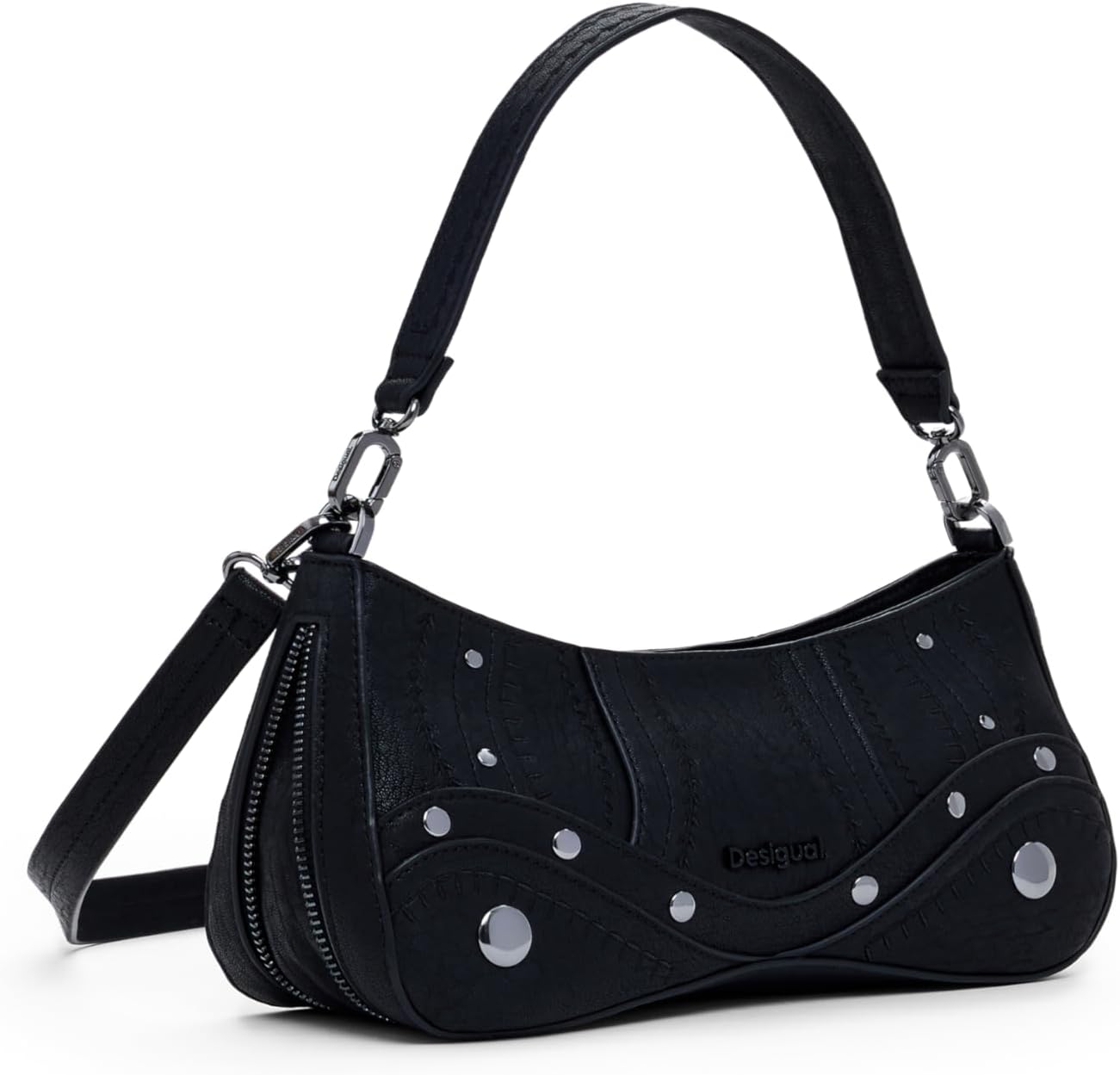 Detalle de Desigual Alsacia Crossbody Bag negro