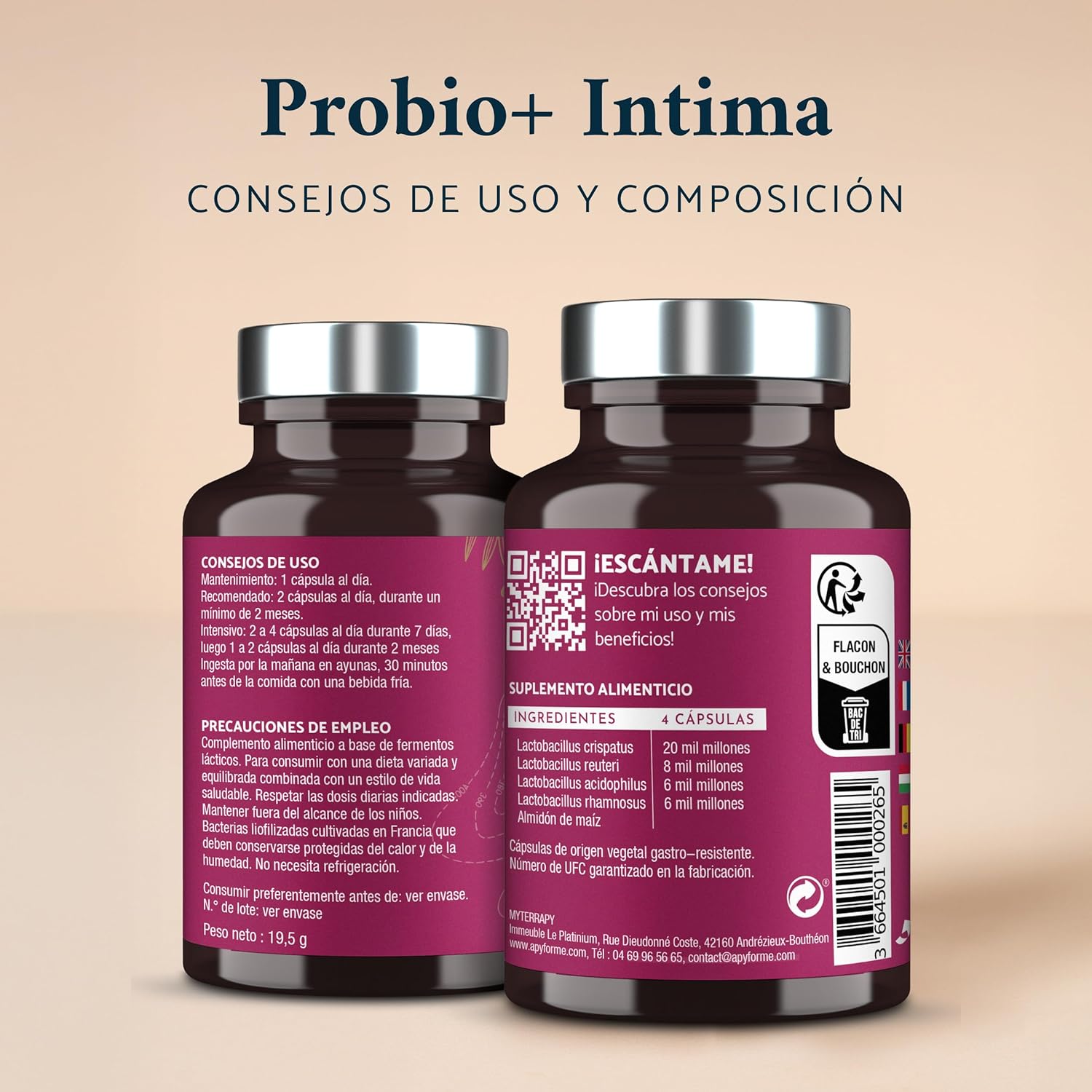 Thumbnail 2 de APYFORME Probio+ Intima 40.000M UFC Día