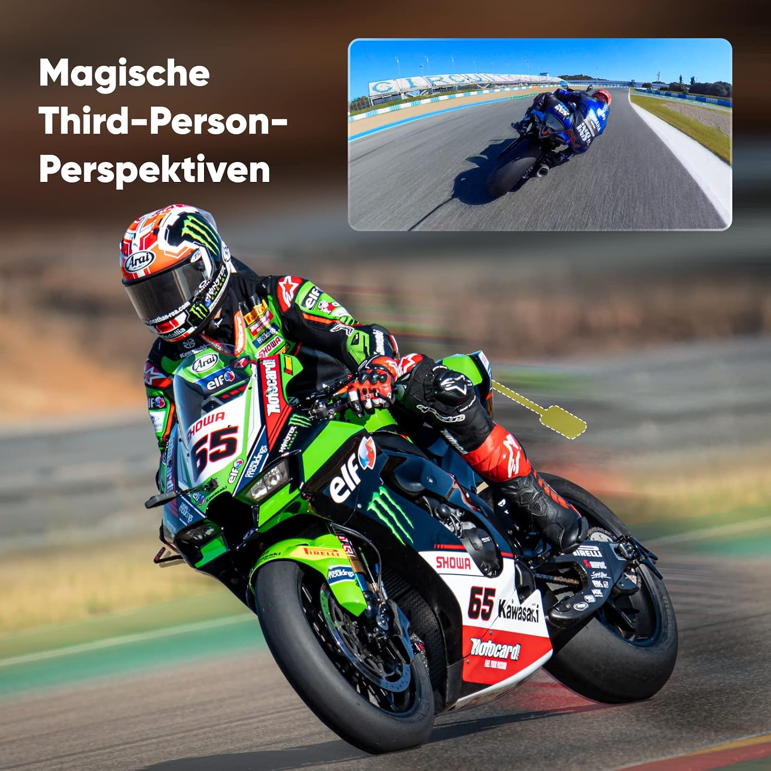 Detalle 1 de Insta360 X3 Motorrad Bundle