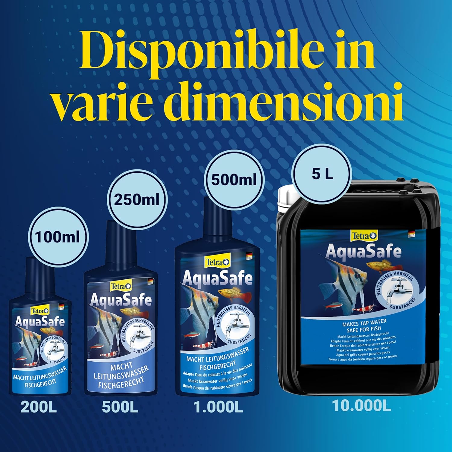 Detalle 2 de Tetra AquaSafe 500 ml: protezione rapida dell’acqua del rubinetto per pesci