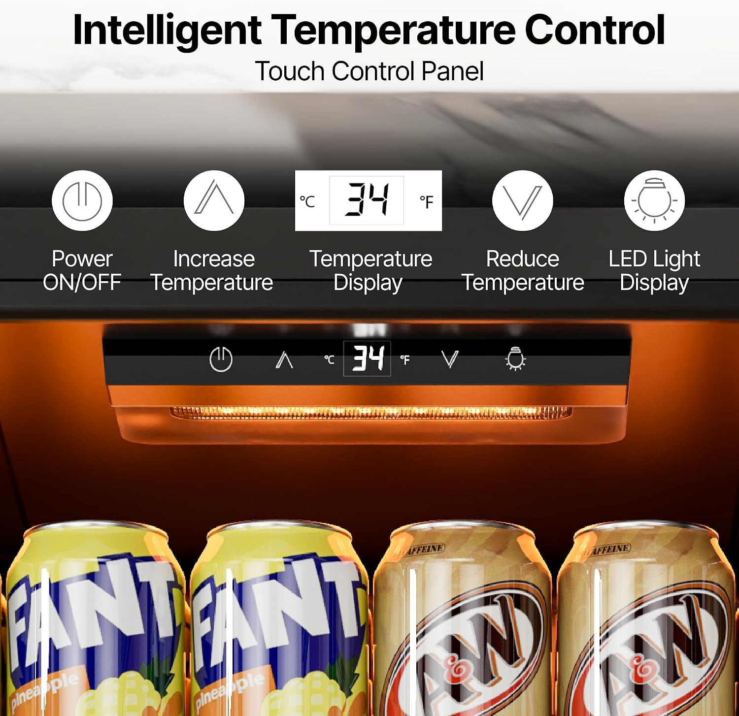 Detalle de Ca'Lefort Beverage Refrigerator, 3.35 cu. ft.