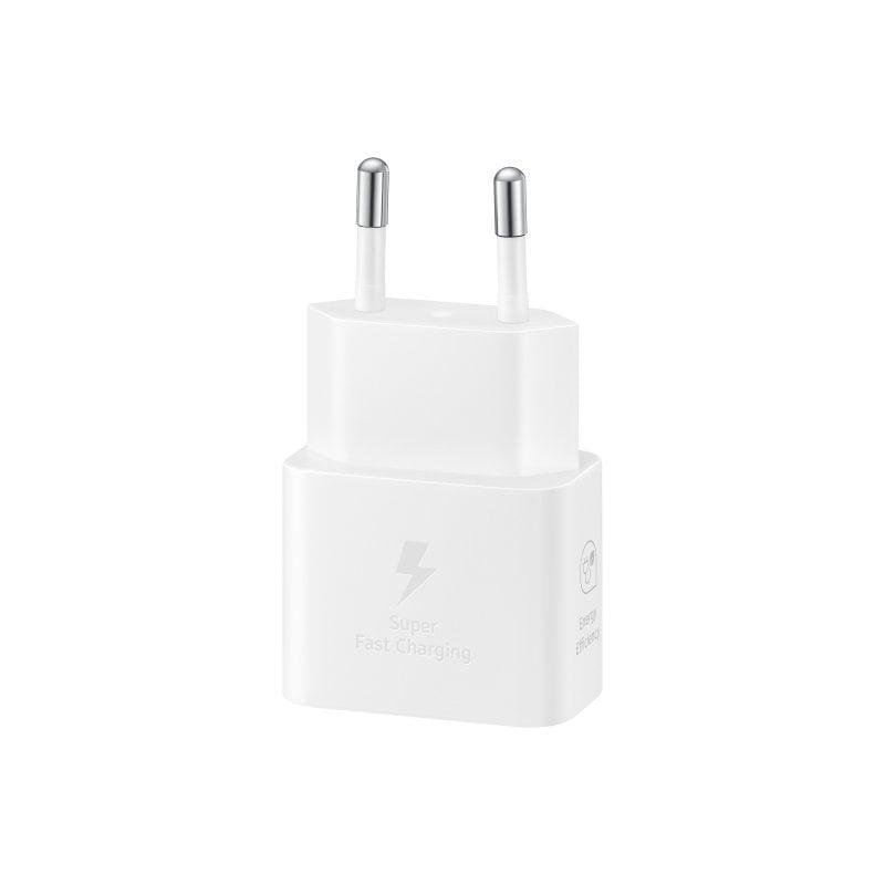 Detalle de Samsung EP-T2510NWEGWW cargador USB-C de 25 W blanco con PPS