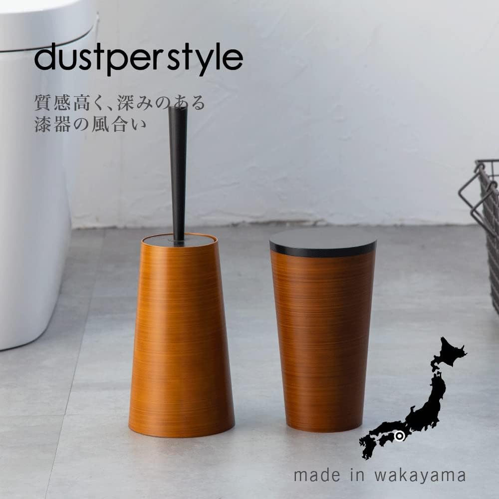 Detalle de 藤栄 ダスパースタイル DS-201 トイレブラシ チーク 木目調ケース付き