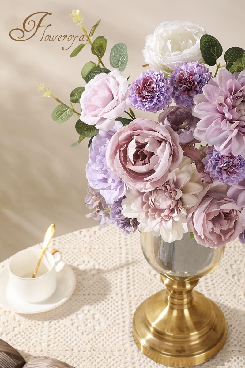 Thumbnail 4 de Floweroyal Purple Silk Flowers Combo for DIY Arrangements 🎀