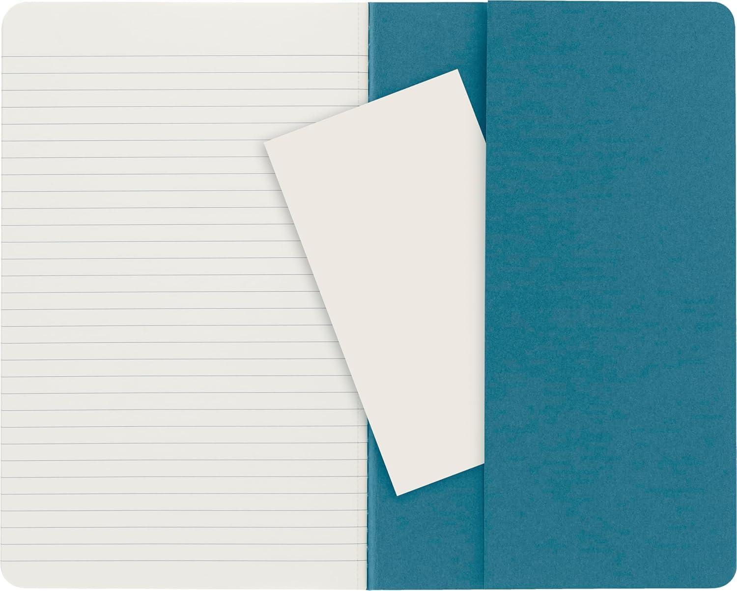 Detalle de Moleskine Cahier Journal Set 3 Quaderni a Righe Blu Brillante, Large 13 x 21 cm