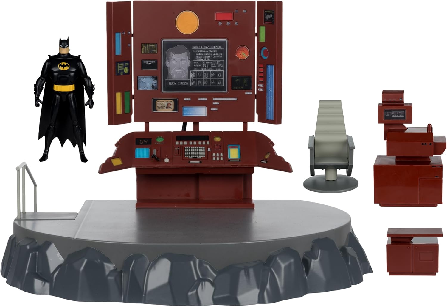 Thumbnail 4 de McFarlane Toys Batman: The Animated Series Batcave Playset with Exclusive Batman Figure (Gold Label)