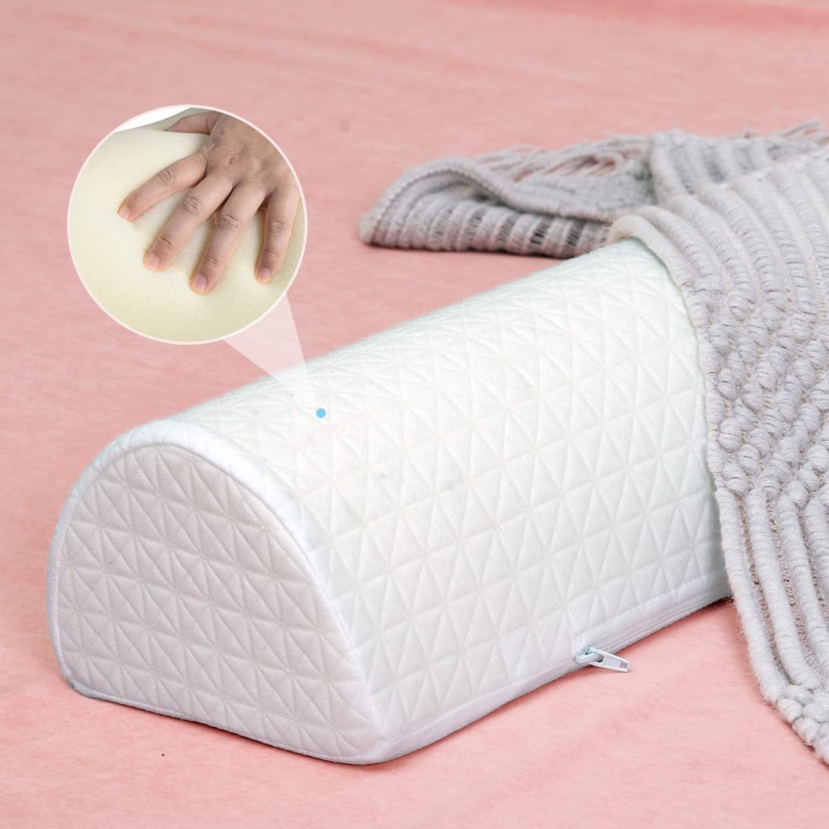 Detalle 2 de TANYOO Bettkantenschutz / Bed Bumper für Kinderbett – gepolsterter Rausfallschutz mit waschbarem Bezug