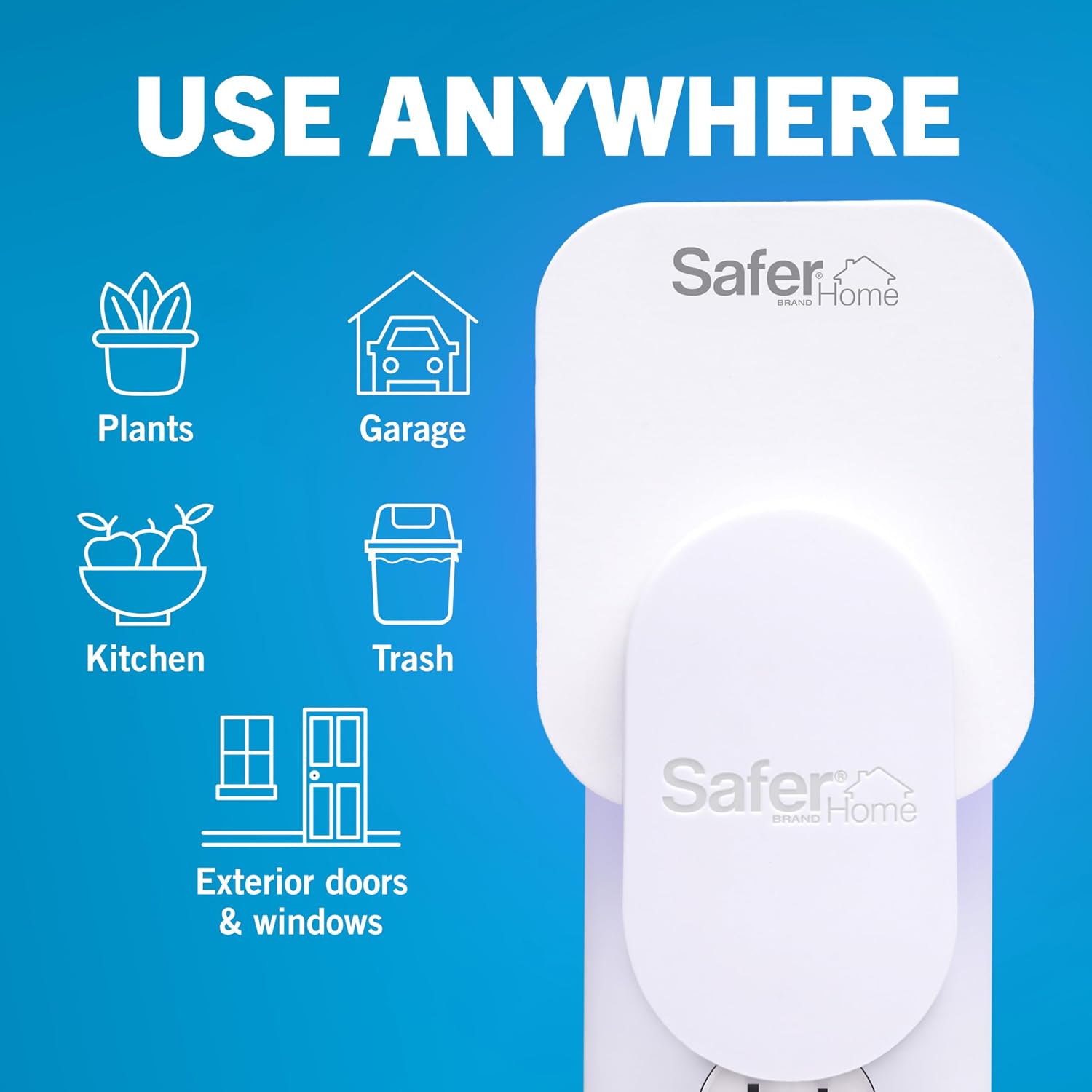 Detalle de Safer Home Flying Insect Trap, Plug-in 2-Pack: UV Light, No Chemicals