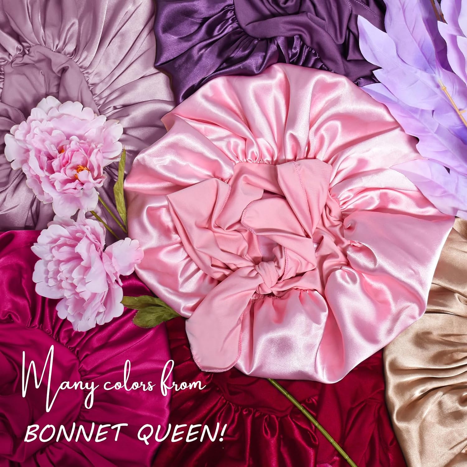 Thumbnail 5 de BONNET QUEEN Seidenhaube zum Schlafen – Satin Schlafhaube für Damen & Herren