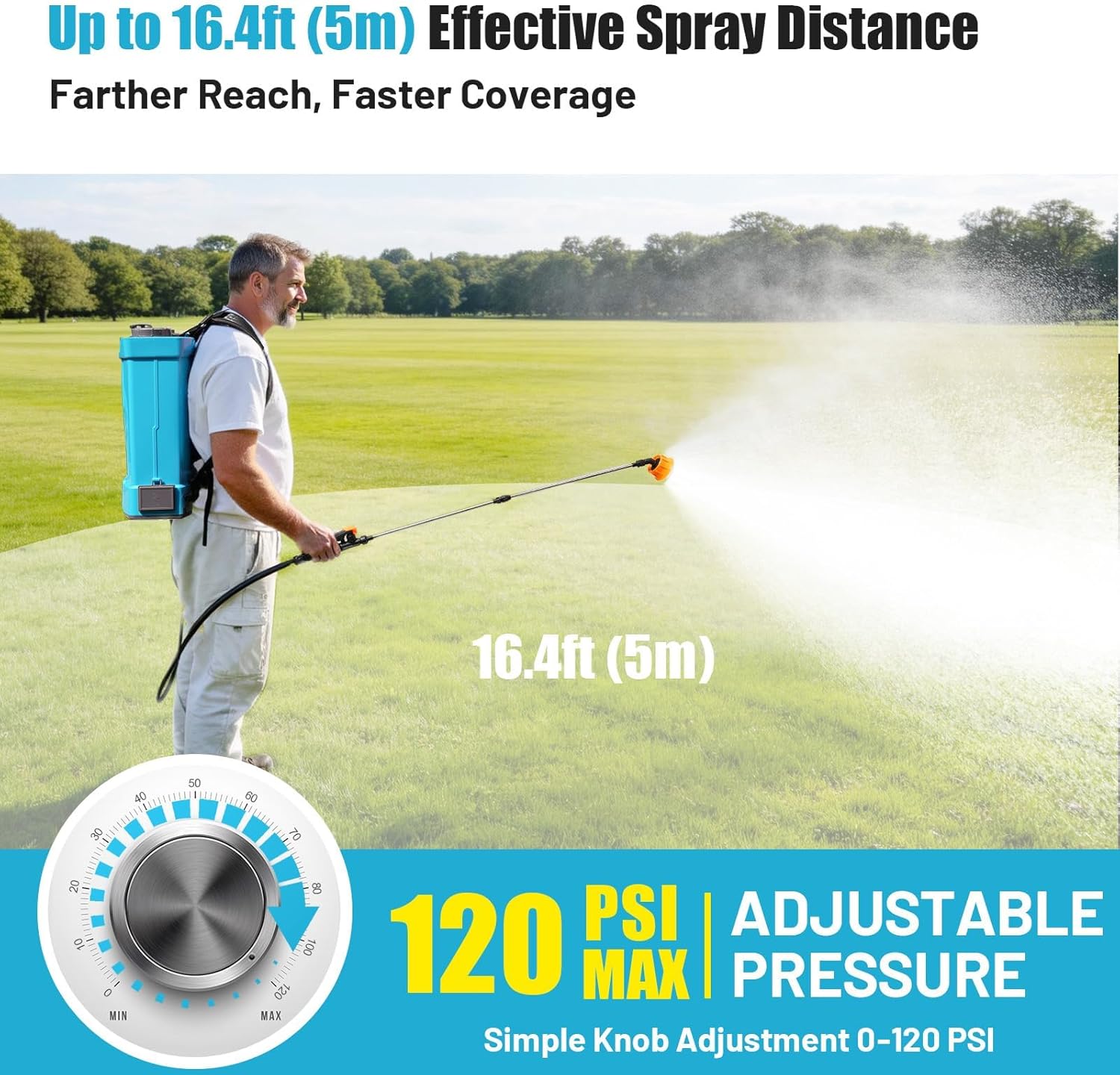 Thumbnail 1 de SideKing Knapsack Sprayer 16L — Electric Backpack Sprayer for Gardens