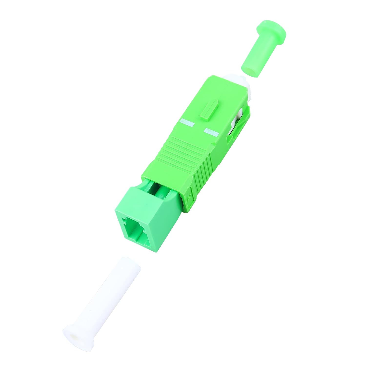 Detalle de Cruiser SC Male to LC Female Fiber Hybrid Adapter – SM 9/125um, Green
