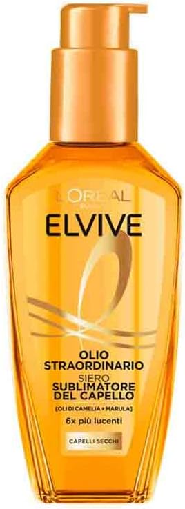 Detalle de L’Oréal Elvive Trattamento Olio Straordinario per Capelli Normali o Secchi – 100 ml